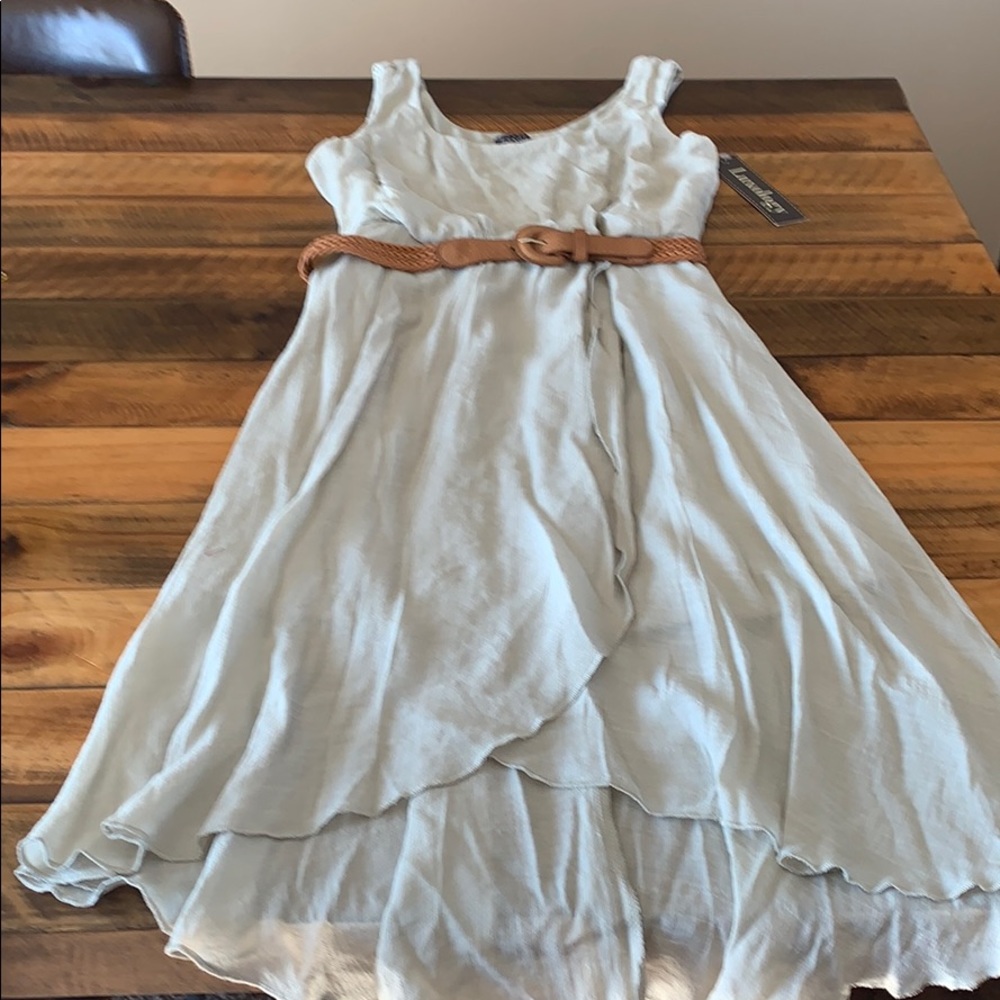 Luxology Light Olive Dress Size 8 New W/ Tags